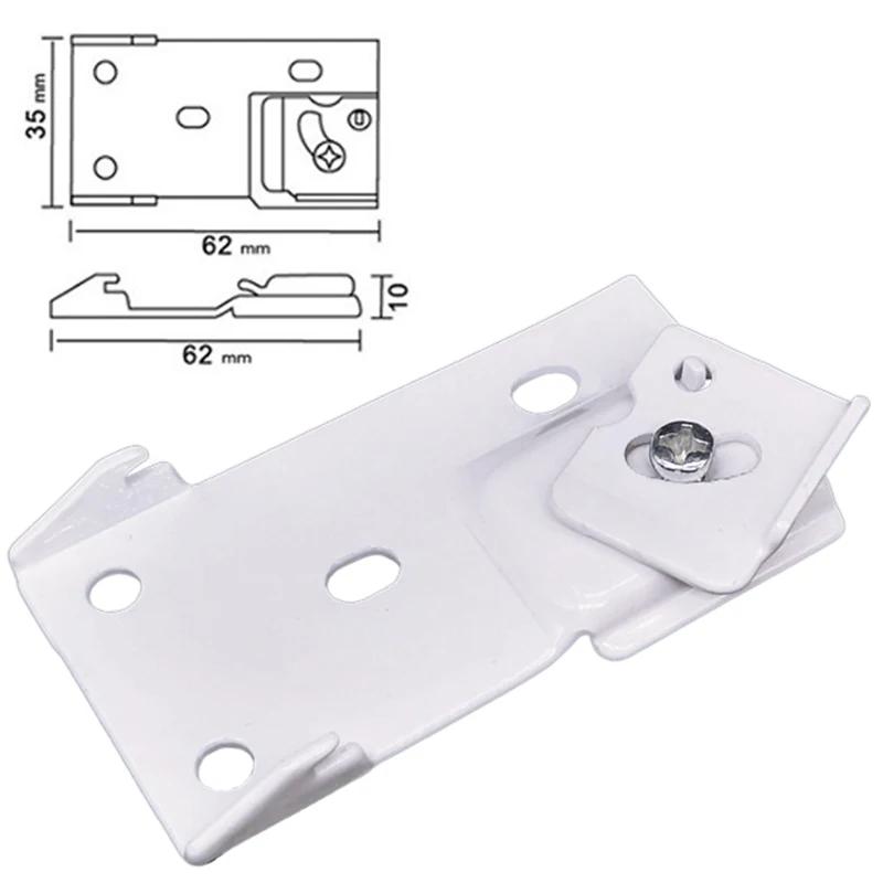 Curtain Rail Metal Accessories Install Corner Code Bracket Fixed Connector Household Hardware Accessories Window Parts Tool