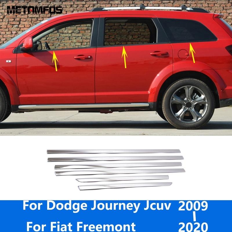 For Dodge Journey Jcuv For Fiat Freemont 2009-2018 Lower Window Sill Window Frame Molding Trim Exterior Accessories