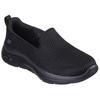 Skechers Go Walk Arch Fit 2.0 Simple Comfortable Durable Breathable Low Top Casual Shoes Women Sneaker Black 125313-BBK