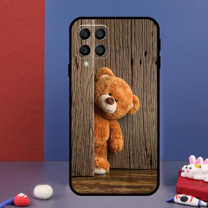 Cute Bear For Samsung Galaxy M14 M34 M54 M33 M13 M23 M53 M15 M55 M31 M51 M20 M30s M32 M52 Phone Case