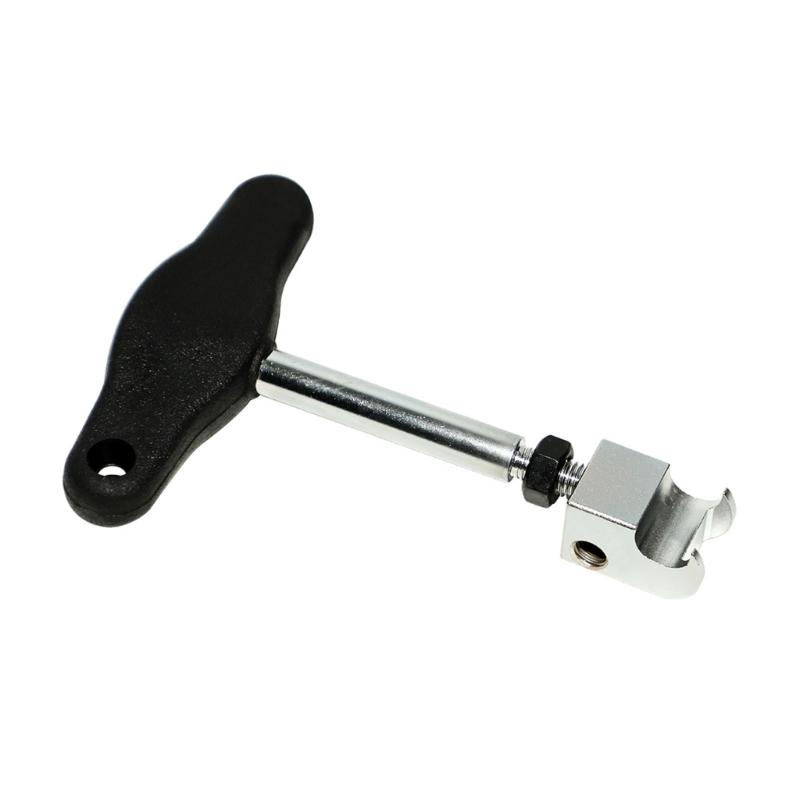 Manual Hose Clamp Release Tool with T Handle Control and Removable Head for Coolant Hose Care, Intake System Disassembly and Narrow Engine Bay Work