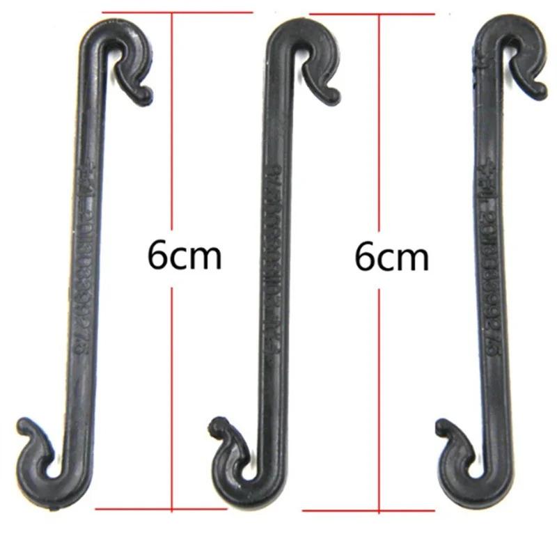 200pcs Vines Fastener Plastic Tied Buckle Hooks Gardening Grape Support Vegetable Strapping Clips Fixed Buckle Hook Plant Holder