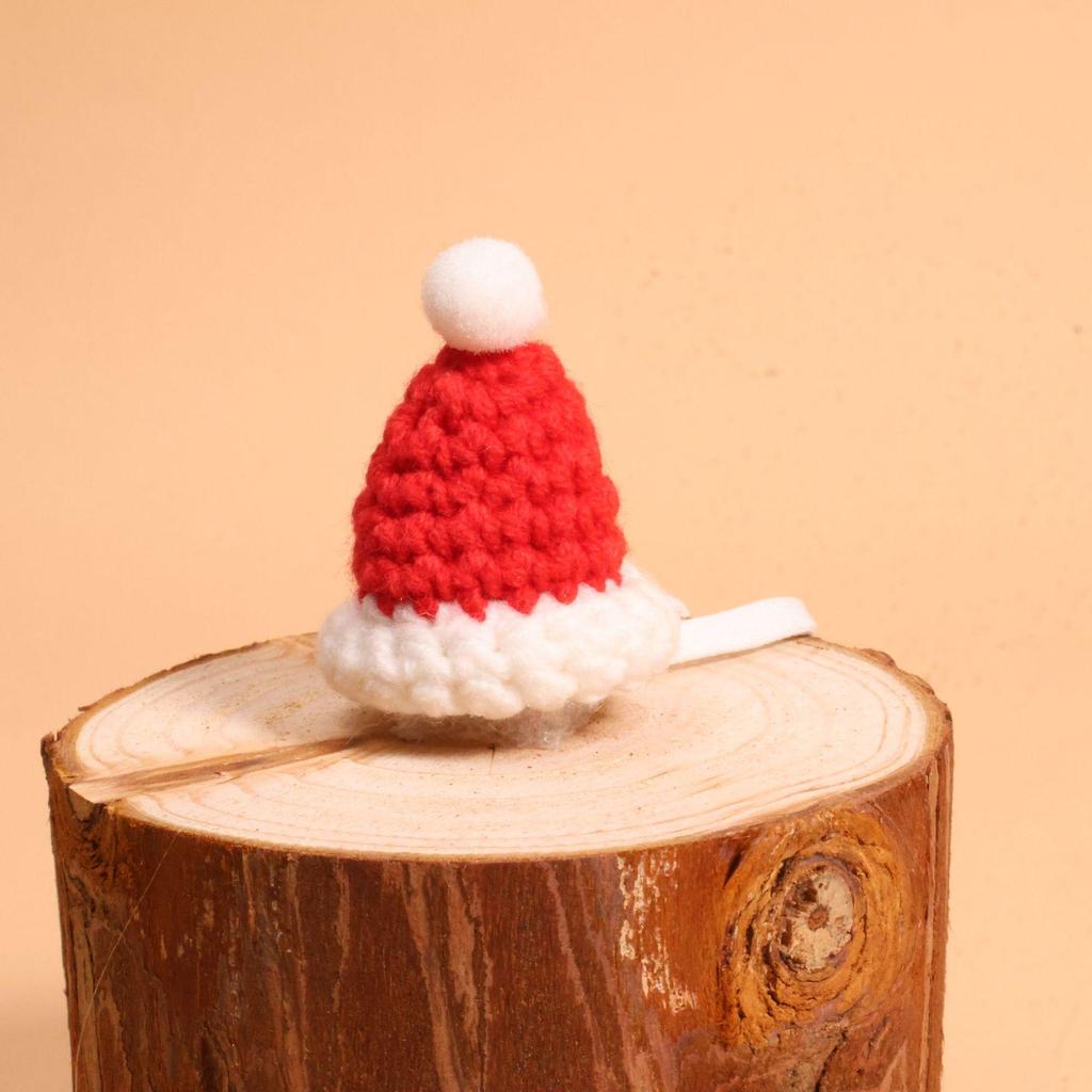 Valentine's Pearl Desktop Goose Set with Mini Knitted Hat & Adjustable Wings Clothing