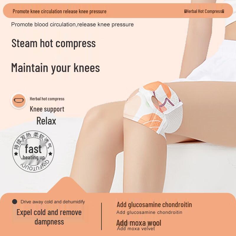 Disposable Self-Heating Moxa Knee Patches