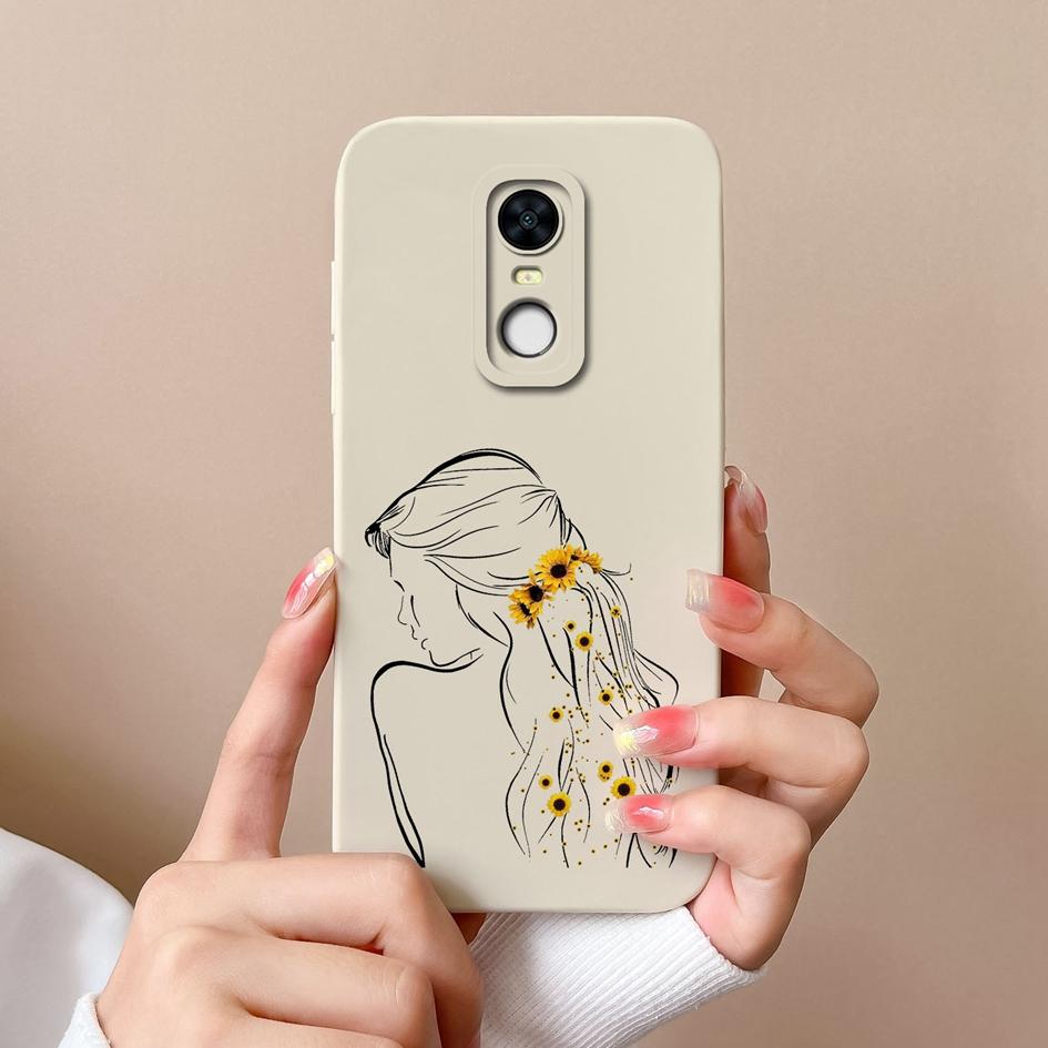 

Для Redmi Note 10 10S 10T 5 7 7S 8 9 9S 9T K80 Pro Max Plus чехлы для телефонов элегантные женские узоры жидкие силиконовые защитные чехлы для камеры для Redmi Shell Redmi K80 Pro 5G