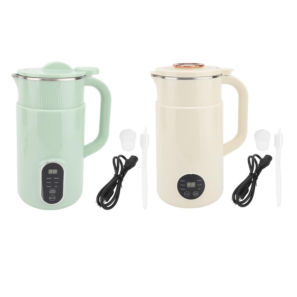 Electric Soy Milk Maker Stainless Steel X Shaped Blades Low Noise Intelligent Touch Panel Soybean Mi