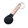 4Pcs Measuring Spoon Clear Scale Ring Buckle Comfortable Grip Plastic Food Measuring Scoop Set Kitchen Gadget Home Supplies