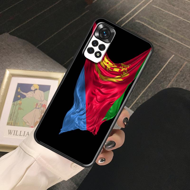 Eritrea Flag Funda For Xiaomi Redmi Note 14 13 Pro 9 10 11 12 Pro 10S 11S 12S Redmi 14C 13C 10C 12C Case