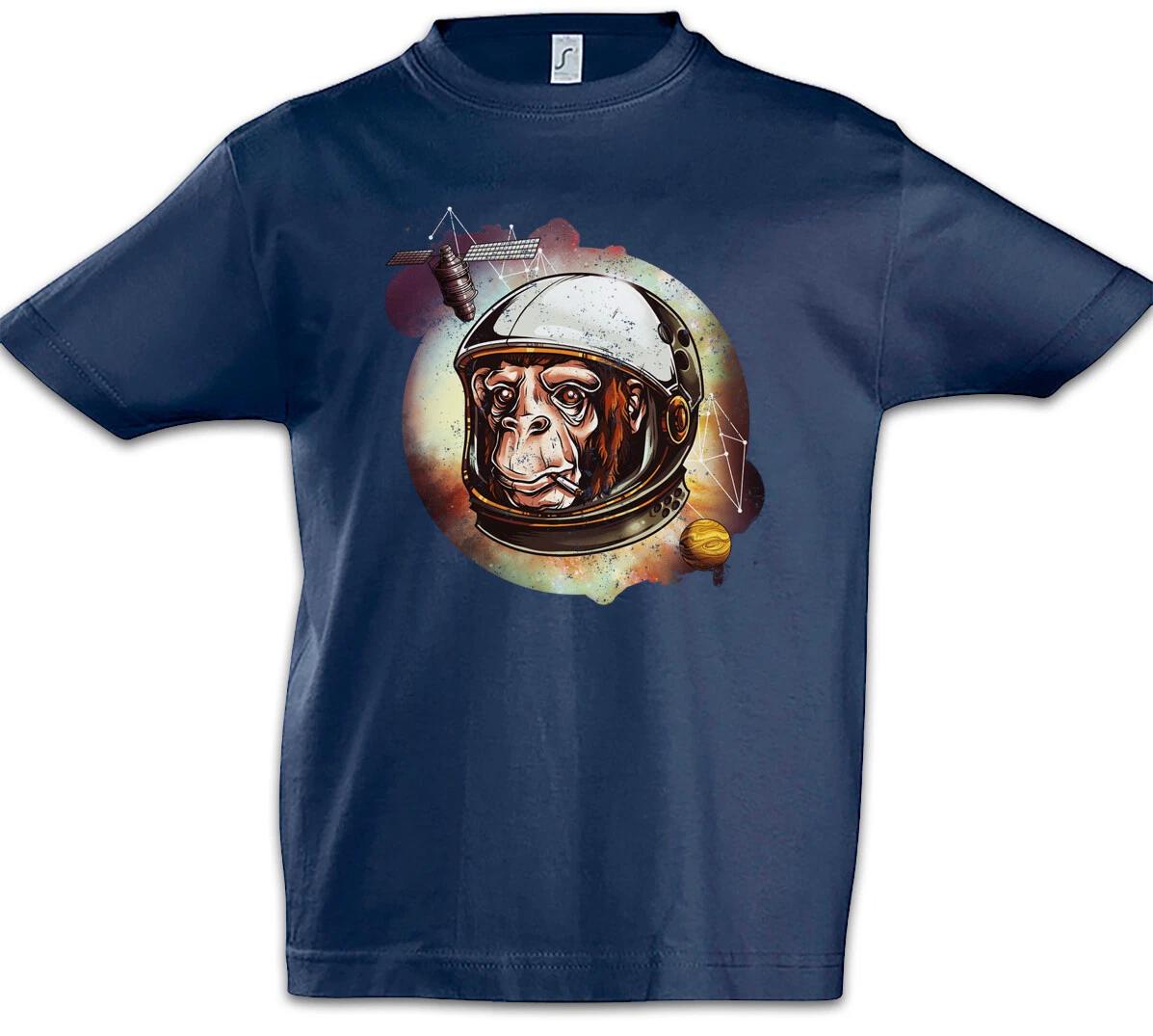 Chimp Astronaut Kids Boys kids boys T-Shirt Ape Space Fun Nerd Astronomer Monkey Space 130