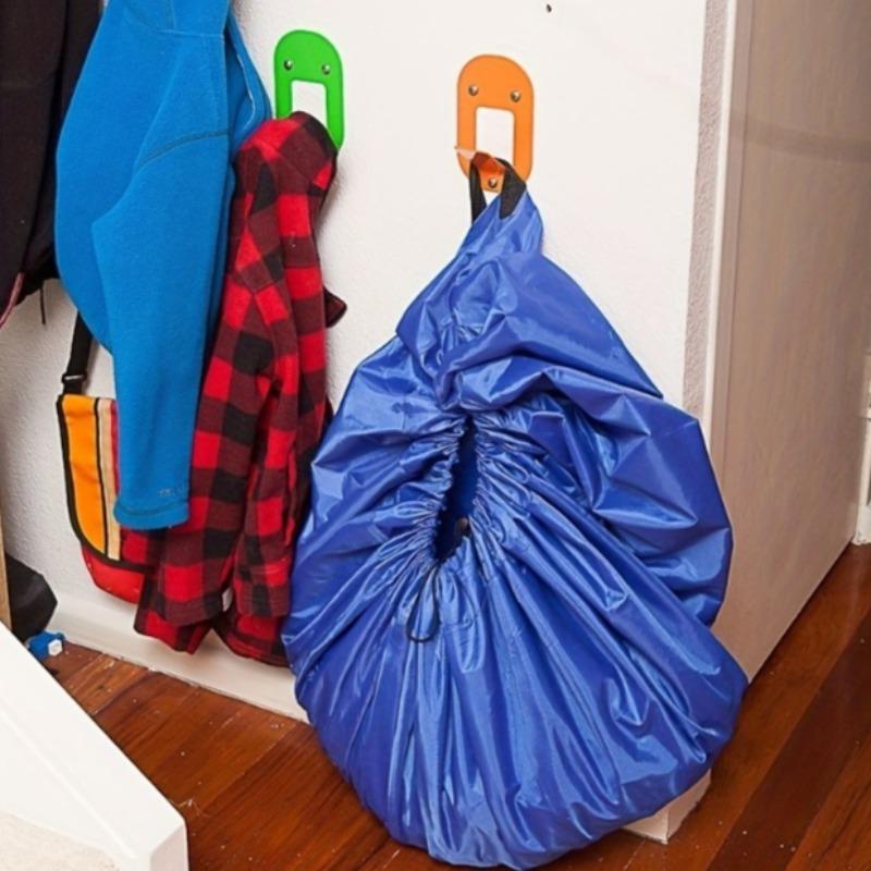 1pc Kids Toy Storage Bag - Portable Multifunctional W/Durable Zipper, Travel-Friendly Organizer for Blocks/Animals, Home Storage