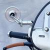 CNC Aluminum Alloy Rearview Mirror Motorcycle NS1la Vintage Scooter Modified Reflective Mirror Electric Vehicle Rearview Mirror