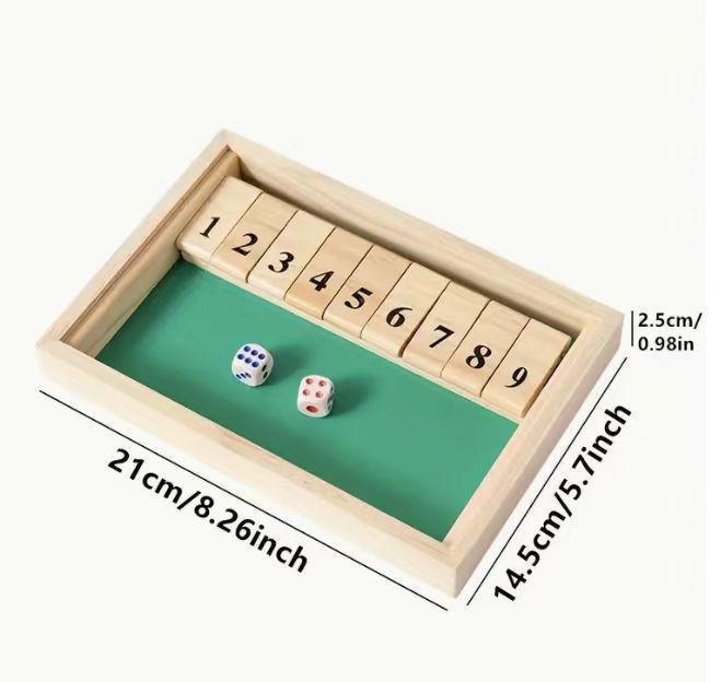 Interactive Educational Party Drinking Board Game - Four-Sided Number Flip Cards