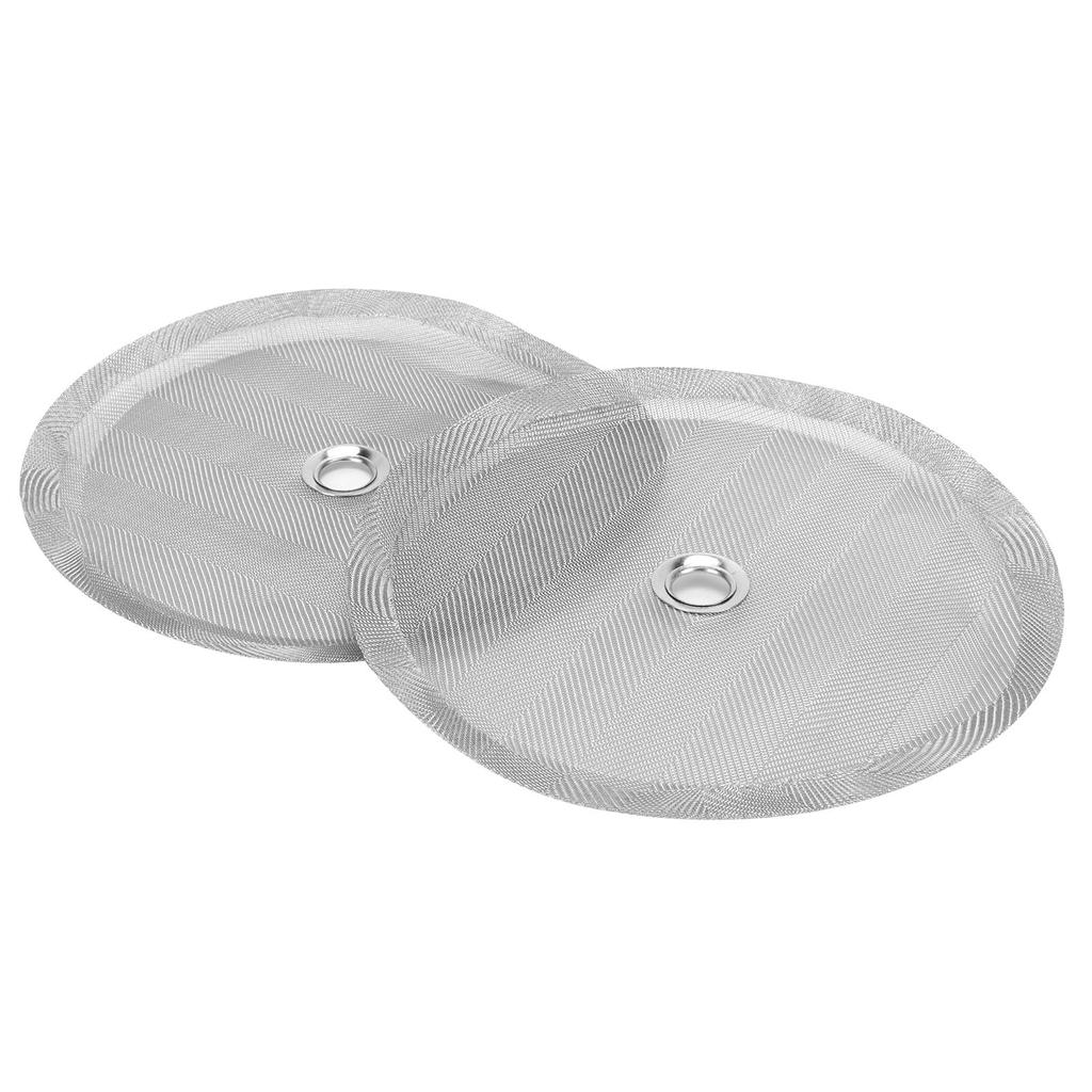 2 STK 100 Mesh Rustfritt Stål Filterskjerm Erstatning for Kaffepresse Tilbehør