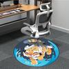 1PC Tiger Cub Water Play Office Round Area Rug, Mat Suitable For Office, Under Office Chairs Bedroom Living Room Home Decor, Room Deco