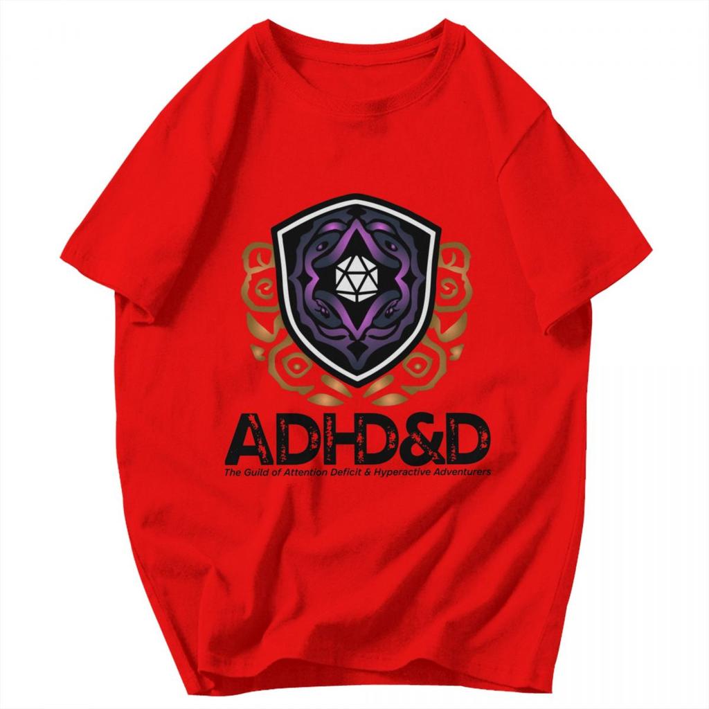 Men T Shirt ADHDD Roll For Concentration Trendy Cotton Y2K Graphic Short Sleeve Unisex Clothing T Shirts