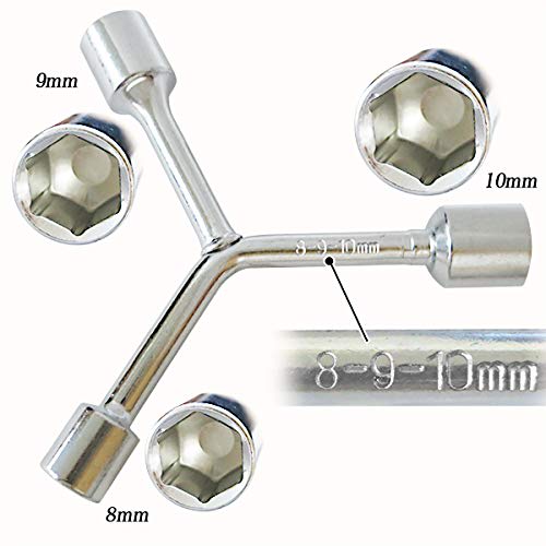 Y-wrench, Box Wrench, Y-type, Set of 2, 8mm/9mm/10mm/12mm/14mm/17mm