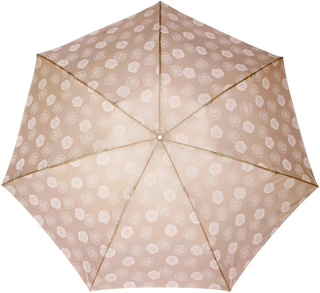 Lanvin Collection Umbrella with Cationic Jacquard Rose Made in 60cm Rib Length Large/Mini Pattern, Women's, Beige, Japan, (Free Size)