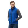 Gilet Softshell Homme Sans Manches en Polyester Recyclé - Bleu royal