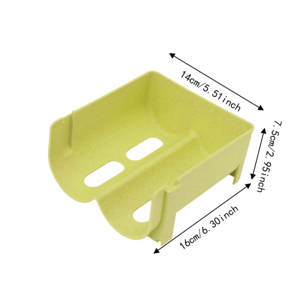 2PCS Green Can Organizer Layered Structure Stackable Can Holder Drink Storage Holder  Refrigerator