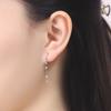 Earrings K10 White Gold [ESTELLE] [Official] [WEB Limited] Women's 0261-3072-0039-0000