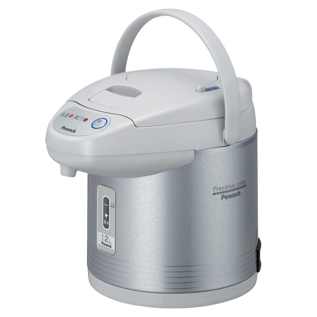 Peacock Electric Boiling Air Pot Satin Gray (Kilki Tobashi) 1.2L WCI-12(HS)