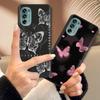 Für Moto G62 5G Hülle Abdeckung Niedliche Cartoon-Aufdrucke Weiche Schwarze Silikon-Handyhüllen Für Motorol Moto G62 G 62 Hülle Stoßfest Fundas