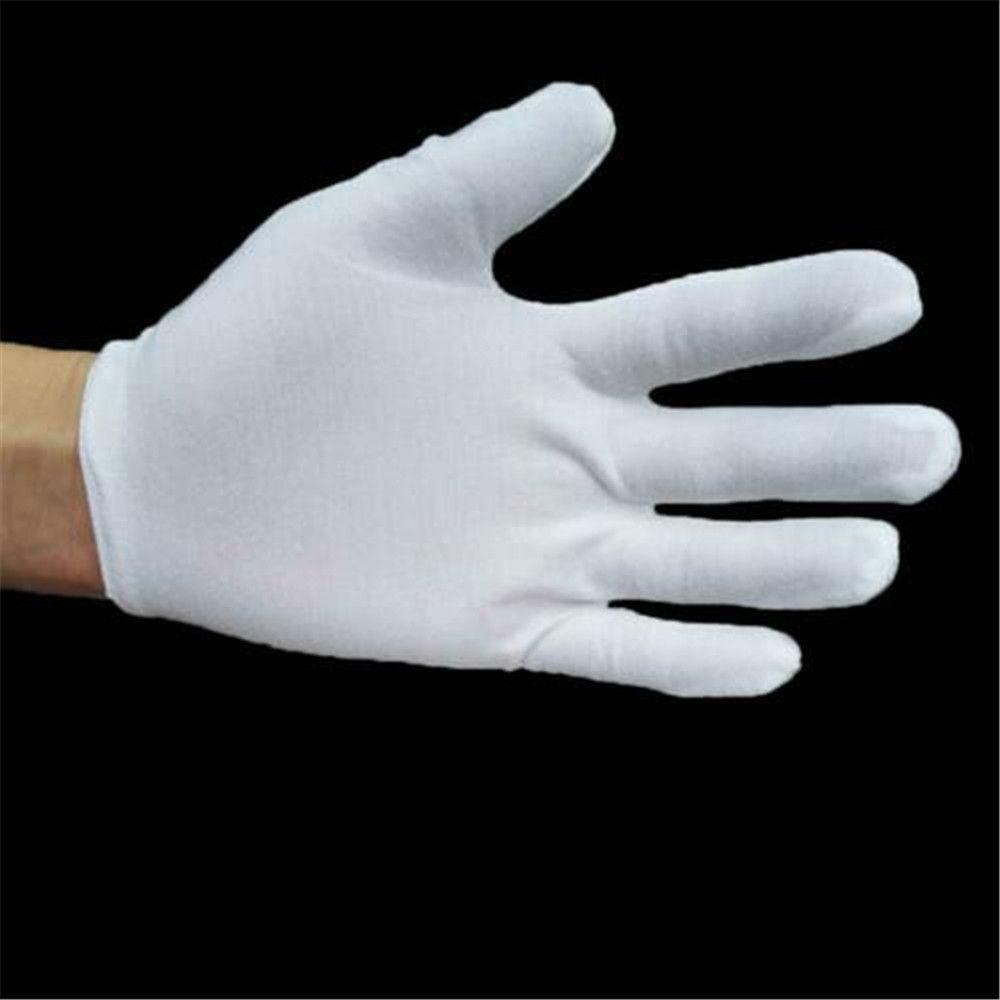 Pairs Health Care Anti Dust Comfortable Moisturising Etiquette Gloves 100% Cotton Work White Gloves