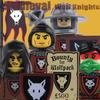 MOC Castle Wolf Knights Figures Building Blocks Medieval Militray Soldiers Guard Ranger Warrior Shields Cape Weapons Bricks Toys