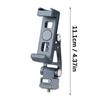 Smartphone Tripod Mount Clip Rotate Cellphone Mount Adapter for Phone Live Streaming Aluminum Phone Clip Holder
