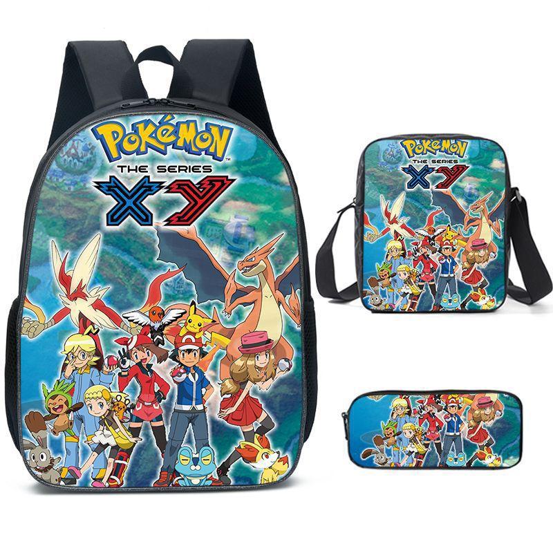 Primary And Secondary School Students Schoolbag Cartoon Backpack Breathable And Wear-Resistant Children'S Backpack Satchel Pencil Bag Set