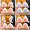 5 Pairs Soft Texture Rabbit Ears Hair Pin 3D Design Plush Hair Pin 3D Hair Pin  For Children