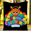1pc SPRUNKI5 Theme Blanket - Digital Print, Polyester, Cozy for All Seasons, Perfect for Outdoor, Camping, and Travel