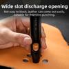 WUTA Black Round Leather Hole Punch 10 Sizes Set, (0.5mm, 1mm, 1.5mm, 2mm, 2.5mm, 3mm, 3.5mm, 4mm, 4.5mm, 5mm)