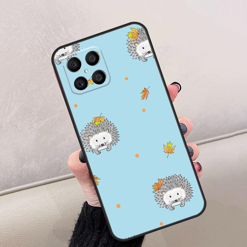 Kawaii Hedgehog Heart For Honor Magic 7 Lite 5 6 8 Pro Case For Honor Win RT X9d X9b X9a X9c X8c X8b 200 400 70 90