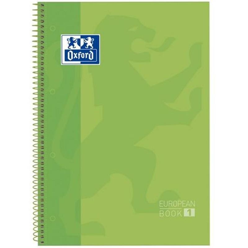 Oxford Oxford European Book Notebook Apple Green A4 5 Pieces