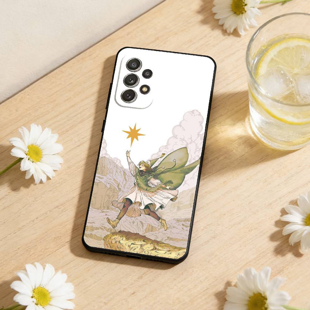 W-Witch hat atelier Phone Case For Samsung S26,S25,S24,S21,S22,S23,S30,Ultra,S20,Plus,Soft Black Shell