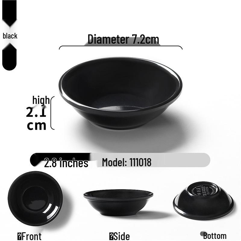 

Melamine Round Sauce Dish for Restaurants and Hotels Standard