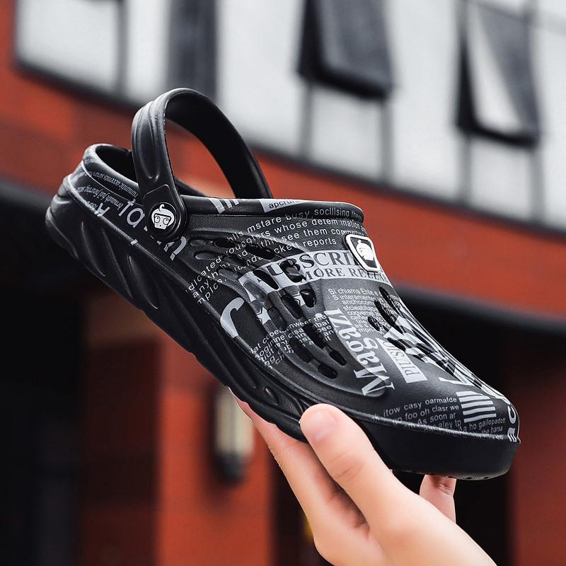 Sandaler for menn Sommersko Tresko Hagesko Fritidssko Strandsko Halvtøfler