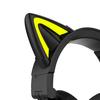 Bluetooth-compatible Headphone Colorful Luminous Cat Ear Shape Stereo Music Wireless Gaming Headset for Mobile Phone