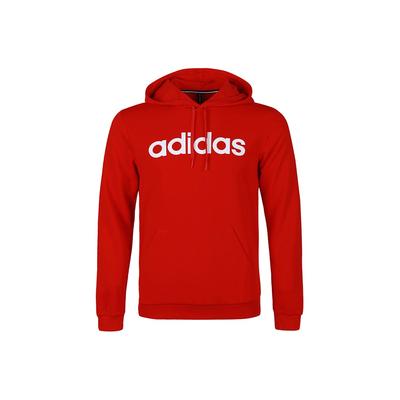 adidas NEO Essential Logo Hoodie Men Tops Red GJ8919