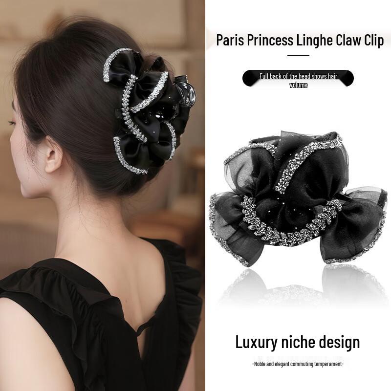 

Розкішний набір затискачів для волосся в стилі Хепберн