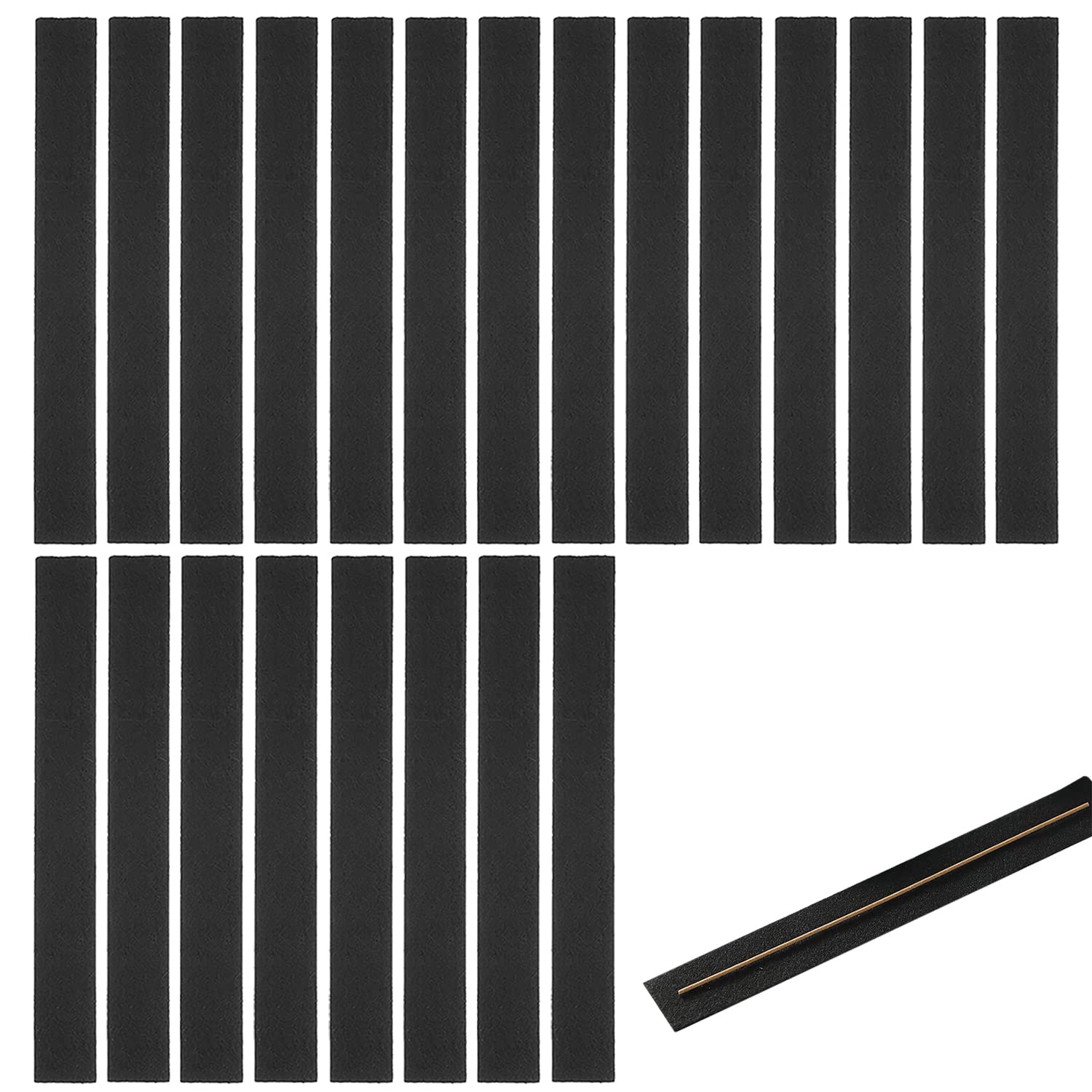 

Doyime Horizontal Incense Burner Non-Flame Cotton Incense Stick Mat, Flame-Retardant Cotton, Fire-Resistant Cotton, Set of 20, Horizontally Operated,