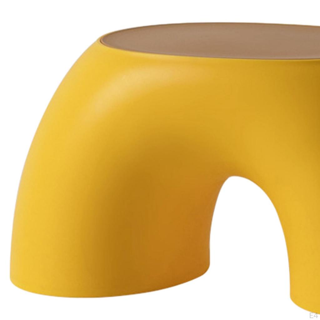 , Jungen und Mädchen, Innen- und Außenbereich, Bogenförmiges Kunststoffdesign, Hocker aus Kunststoff für Kinder