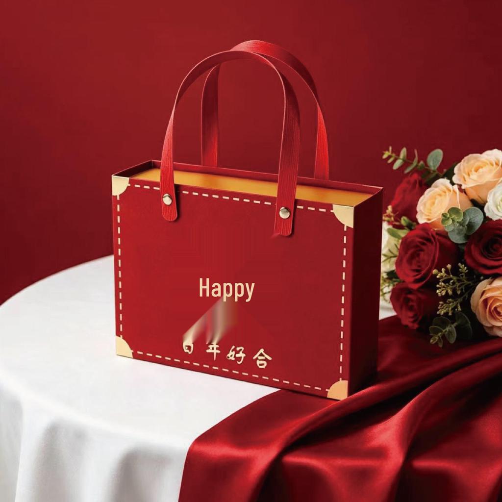 Chinese Wedding Candy Box & Bag Souvenir – Large Packaging for Wedding Gifts