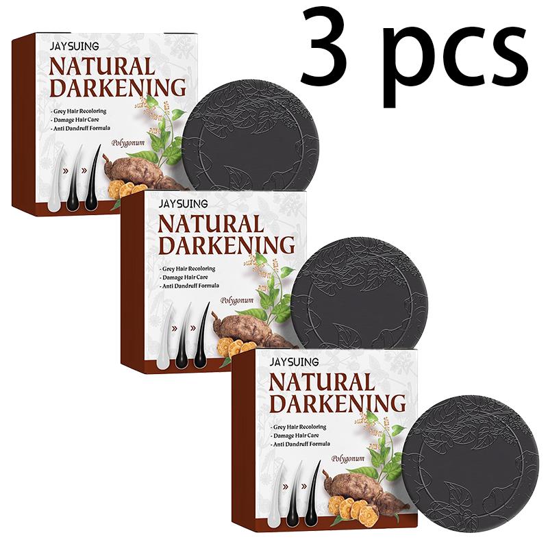 Jaysuing He Shou Wu Reparierendes Shampoo Natürliches Schwarzes Haar Feuchtigkeitsspendendes Glättendes Pflegendes Shampoo Seife