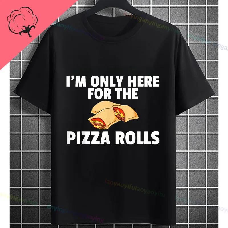 Funny Unisexs Pretend Im A Pizza Graphic Tshirt Fashion Casual Oneck Shortsleev Pure Cotton Humorous Tee Allseason Wear