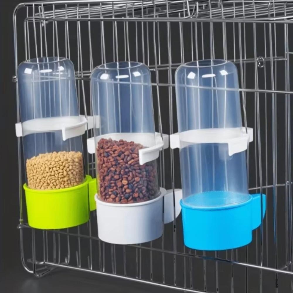 Plastic Bird Water Dispenser 240ML Capacity Parrot Drinking Bottle Automatic Bird Feeder  Aviary