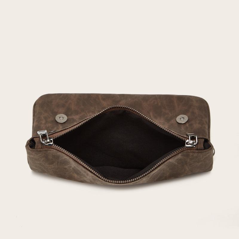 Sac Populaire Sac à Chaîne Bandoulière Épaule Unique Vintage pour Femmes Design de Niche Sens Premium Sac Sous-Bras