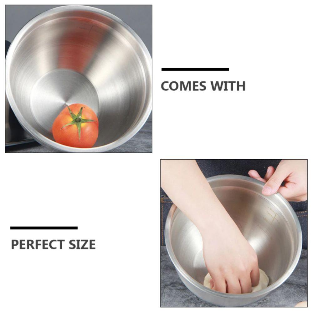 Stainless Steel Household Basins Thickened Egg-beating Basins Stainless Steel Basins Egg-beating