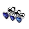 3PCS S/M/L Metal Anal Plug Butt Plug Sex Toy Butt Toy for Women Men Couples Adult Game Masturbator Anal Diamond Sex Shop 18+